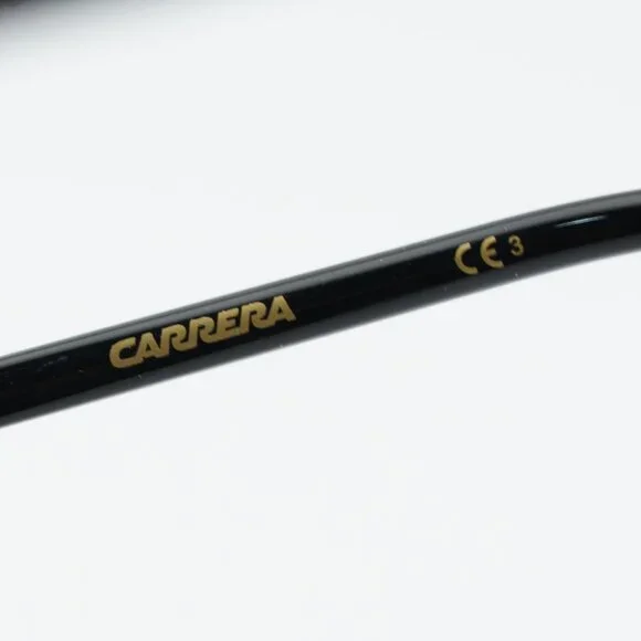 CARRERA 1047/S 0OIT 9O Sunglasses Black Aviator Frame, Grey Lenses
